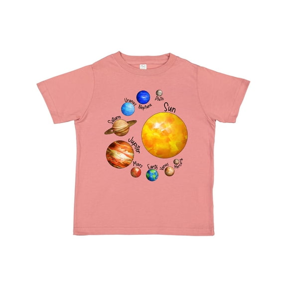 Inktastic Sun and Planets Yes, and Pluto Boys or Girls Toddler T-Shirt