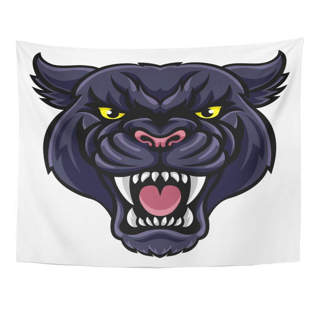 Wildcat Mascot With Large Claws Ripping For School Wildcat Mascot With Large Claws Ripping For School