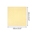 thumbnail image 3 of Women's Line Chrysanthemum Pattern Scarf Square 26.7''X26.7'' Elegant Neck Scarves for Thanksgiving  Gift One Size Yellow, 3 of 6
