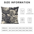 thumbnail image 5 of Orinice Vintage Floral Pillow Covers Dark Floral Peony Butterfly Decorative Throw Pillow Covers for Couch Bed, Dark Cottagecore Decor, Floral Room Decor, Cottagecore Room Decor 20x20in, 5 of 5