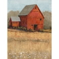 thumbnail image 3 of OToole, Tim 15x18 Black Modern Framed Museum Art Print Titled - Red Barn View II, 3 of 5