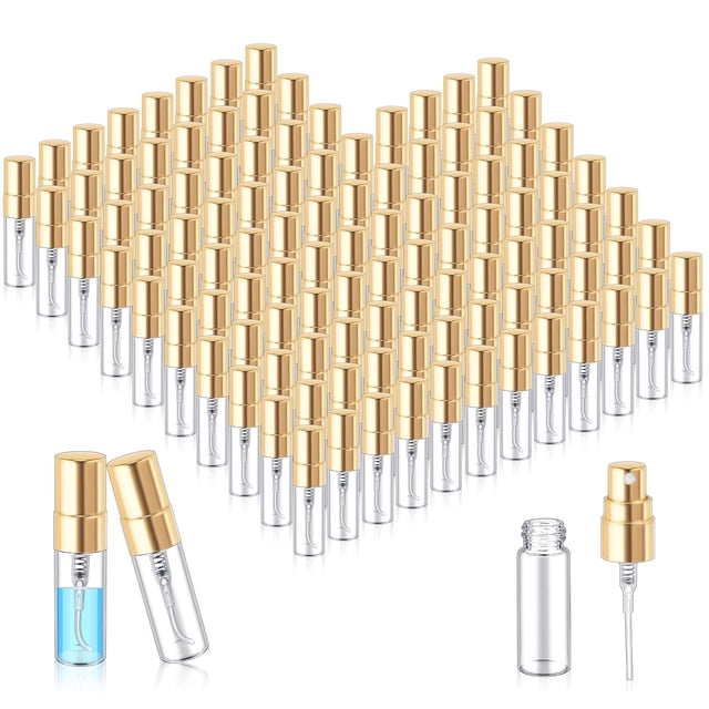 Spray Bottles Zhehao, atomizador de perfume de vidrio transparente, 50 unidades, 3 ml