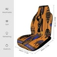 thumbnail image 2 of African Art Prints Car Seat Covers Car Accessories Pack of 2 Universal Front Seat Protective Cover, 2 of 6