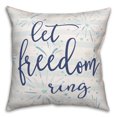 thumbnail image 2 of Creative Products Let Freedom Ring 18 x 18 Spun Poly Pillow, 2 of 3