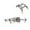 Orange, variant on Height Enhancement Landing Gear For DJI Air 3S Spider Leg Foldable Extension Kit All-in-One Landing Protection Bracket Quick Release Extension Leg Anti-scratch Drone Accessory