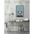 thumbnail image 5 of Studious Panda Floater Framed Painting Print on Canvas, 5 of 6