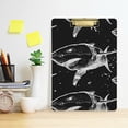 thumbnail image 6 of FMSHPON Shark Clipboard Hardboard Wood Nursing Clip Board and Pull for Standard A4 Letter 13x9 inches, 6 of 7