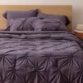 thumbnail image 3 of Dawn 7-Piece Bed-in-a-Bag Comforter Set in Washed Purple Sage, Full Size, Soft, Durable and Easy Care, 3 of 6