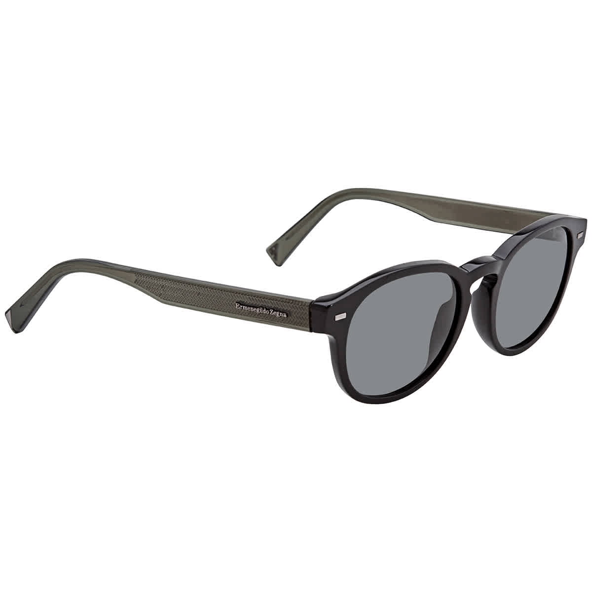 Ermenegildo Zegna Black Square Men's Sunglasses EZ0029 01N 51