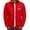 Red, variant on ZQUUVOU Men's Coat Stand Collar Solid Color Long Sleeved Pocket Hooded Casual Jacket (Dark Gray,2XL)