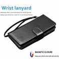 thumbnail image 6 of Wallet Case for Samsung Galaxy S25 Plus Wallet Case 6.7" 5G (2025), [9 Card Slots] Luxury PU Leather Credit Holder Carrying Folio Flip [Detachable] Kickstand Magnetic Phone Cover & Lanyard [Black], 6 of 6