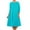 Jade, variant on Women's Plus Size Casual 3/4 Sleeves Basic A-Line Pleated Solid Midi Dress