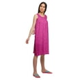 thumbnail image 3 of Moomaya WoMen's Printed A-Line Sleeveless Nightdress Cotton Sleepwear Gown, 3 of 6