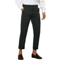 thumbnail image 5 of Lars Amadeus Men's Vertical Stripes Flat Front Chino Dress Pants, 5 of 6