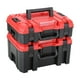 thumbnail image 5 of Caja de herramientas apilable, organizador de doble capa, maletín profesional multifuncional, estuche para herramientas eléctricas a prueba de polvo, 5 of 8