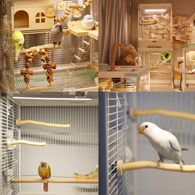 Bird Cage Light Bird Lamp  LED Pet Light for Parrot Cage Birdcage Accessories bird Raising Supplies