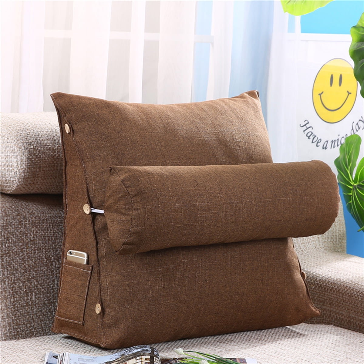 Back support cushion for couch sales