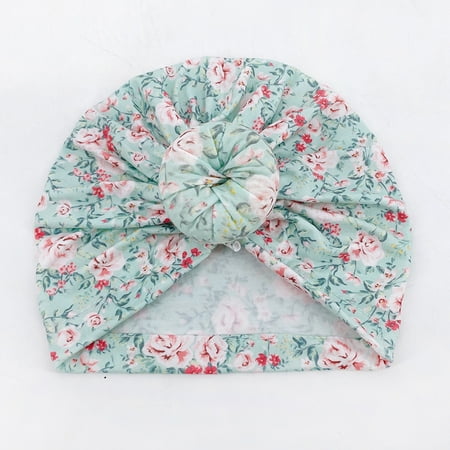 

TOWED22 Baby Hats 12-18 Months Toddler Baby Boys Girls Stretch Floral Flowers Breathable Hat Caps Headwear 3 Years Yellow