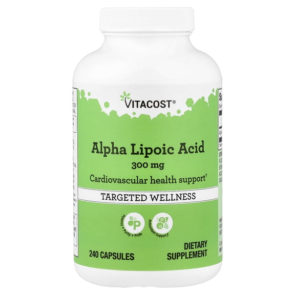 Vitacost Alpha Lipoic Acid, 300 mg, 240 Capsules