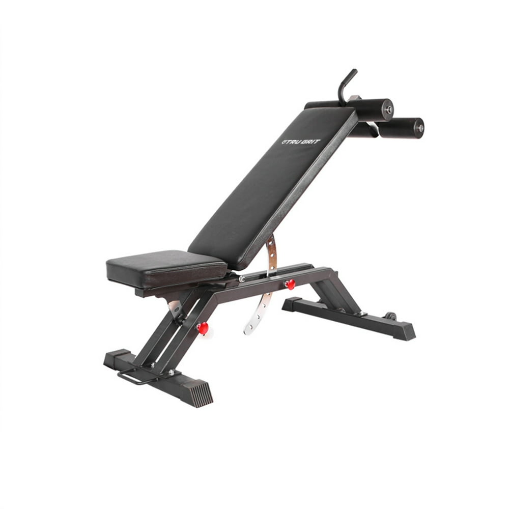 Tru Grit Fitness Total AB Fitness Weight Bench