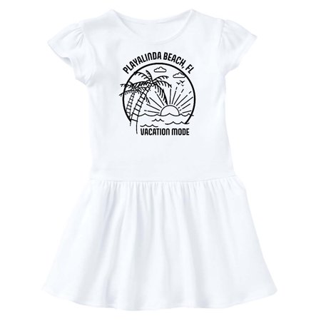 

Inktastic Summer Vacation Mode Playalinda Beach Florida Gift Toddler Girl Dress