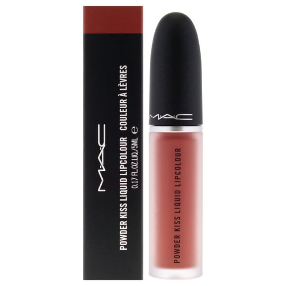 MAC Powder Kiss Liquid Lipcolor - 989 Mull It Over , 0.17 oz Lipstick