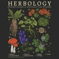 thumbnail image 2 of Junior's Harry Potter Hogwarts Herbology Chart Sweatshirt Charcoal X Large, 2 of 2