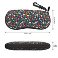 thumbnail image 2 of KLL Holiday Christmas Cookies Print Eyeglass Case for Men & Women's Classy Travel Eyewear Holder Case Zipper Eyeglasses Case With Hook, 2 of 6