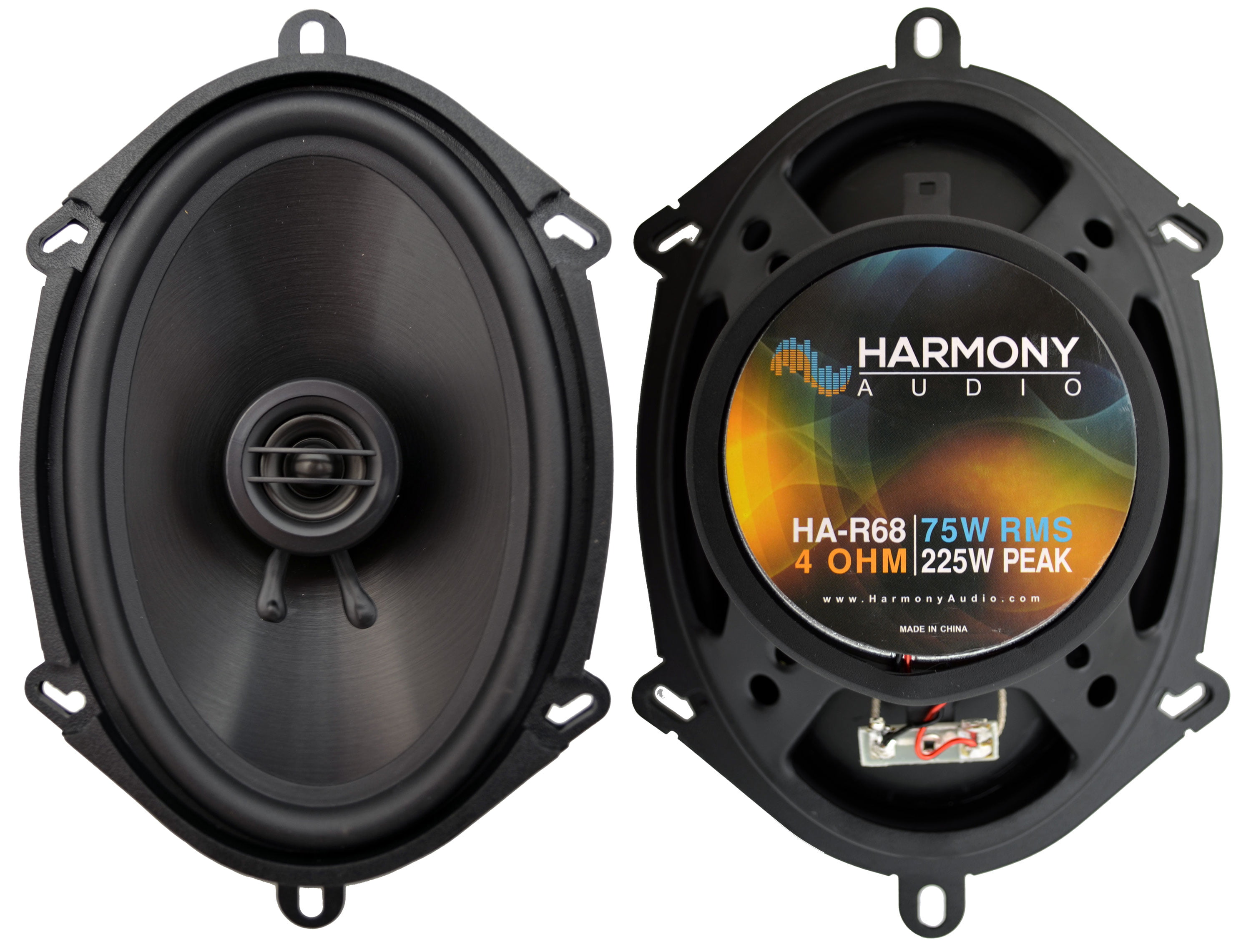 Fits Ford Contour 1995-2000 Front Door Replacement Harmony HA-R68 Speakers New 