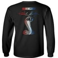 thumbnail image 3 of Fair Game Shelby Cobra Red White Blue Long Sleeve Shirt-Black-5x, 3 of 6