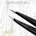 thumbnail image 4 of Pinzas de acero inoxidable con alto contenido de carbono de MILLY Pointed, 4 of 7