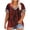zc-Red, variant on Hvyesh Stripe Shirt Womens Plus Size Short Sleeve T Shirt V Neck Colorful Tops Loose Fit Work Blouse