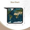 thumbnail image 3 of Sikiie World Map Pot Holders Kitchen Insulation Mats Heat Resistant Pot-Holder Oven Anti-Scald Pads for Cooking Baking, 7.1*7.1inch, 3 of 8