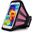 thumbnail image 2 of Breathable Mesh Workout Armband with adjustable strap for medium to large built arms fits 5.5in x 2.8in phones (5.25 - 5.6in Screensize), 2 of 7