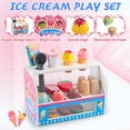thumbnail image 4 of Faburo Wooderma Ice Cream Toy, Wooden Ice Cream Play Set, Ice Cream Set for Kids, Wooden Play Food Play Food, Pretend Play Toys, Gift for Girls Boys 3 4 5 6 Year Old, 4 of 8