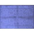 thumbnail image 1 of Ahgly Company Machine Washable Indoor Rectangle Oriental Blue Industrial Area Rugs, 8' x 12', 1 of 4
