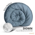 thumbnail image 4 of Dreamlab Edredón Acolchado para Toda Estación. Relleno de Microfibras Recubiertas con Gel.Lavado a Máquina.Usar como Edredón o con Funda Duvet. Hipoalergénico. (Azul Mezclilla, King Sobredimensionado), 4 of 7