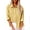 ZA-Yellow, variant on Meichang Linen Button Down Shirt Women Plus Size Long Sleeve Lapel Collar Cotton Linen Tops Solid Casual Loose Fit Fall Blouses with Pocket Pink S