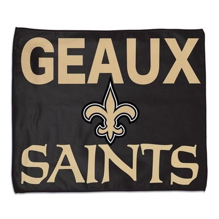 Wraft 9960626049 15 x 18 in. Rally Style Full Color Orleans Saints Towel