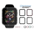 thumbnail image 1 of for Apple Watch 44mm Series SE 6 5 4 Sport, Nike+, Edition Case with Screen Protector, PC Hard Bling Crystal Diamonds Shiny Rhinestone Bumper Protective Case for iWatch Series 4/5/6 -Green 44mm, 1 of 8