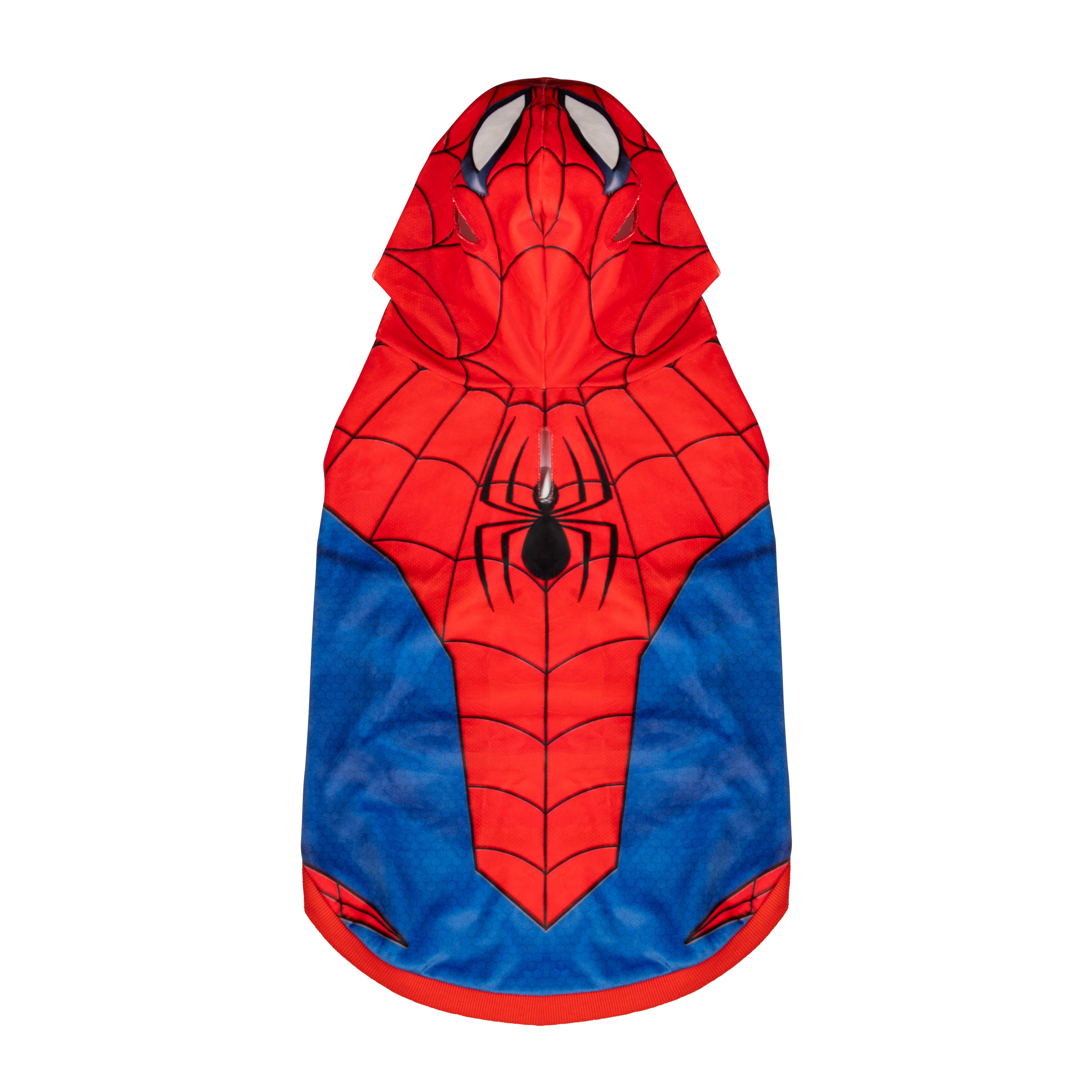 MARVEL Spider-Man Pet Hoodie Halloween Costume - Sleeveless Hooded Pet Shirt with Costume Design (Large)