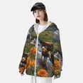 thumbnail image 3 of Lsque Mountain Cows Flower Stream UPF 50+ Lightweight Sun Protection Men's Women's Long Sleeve Shirt, Hoodie Performance -XX-Large, 3 of 9