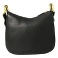 thumbnail image 2 of Prada Black Vitello Phenix Leather Web Stripe Strap Crossbody 1BC166, 2 of 8