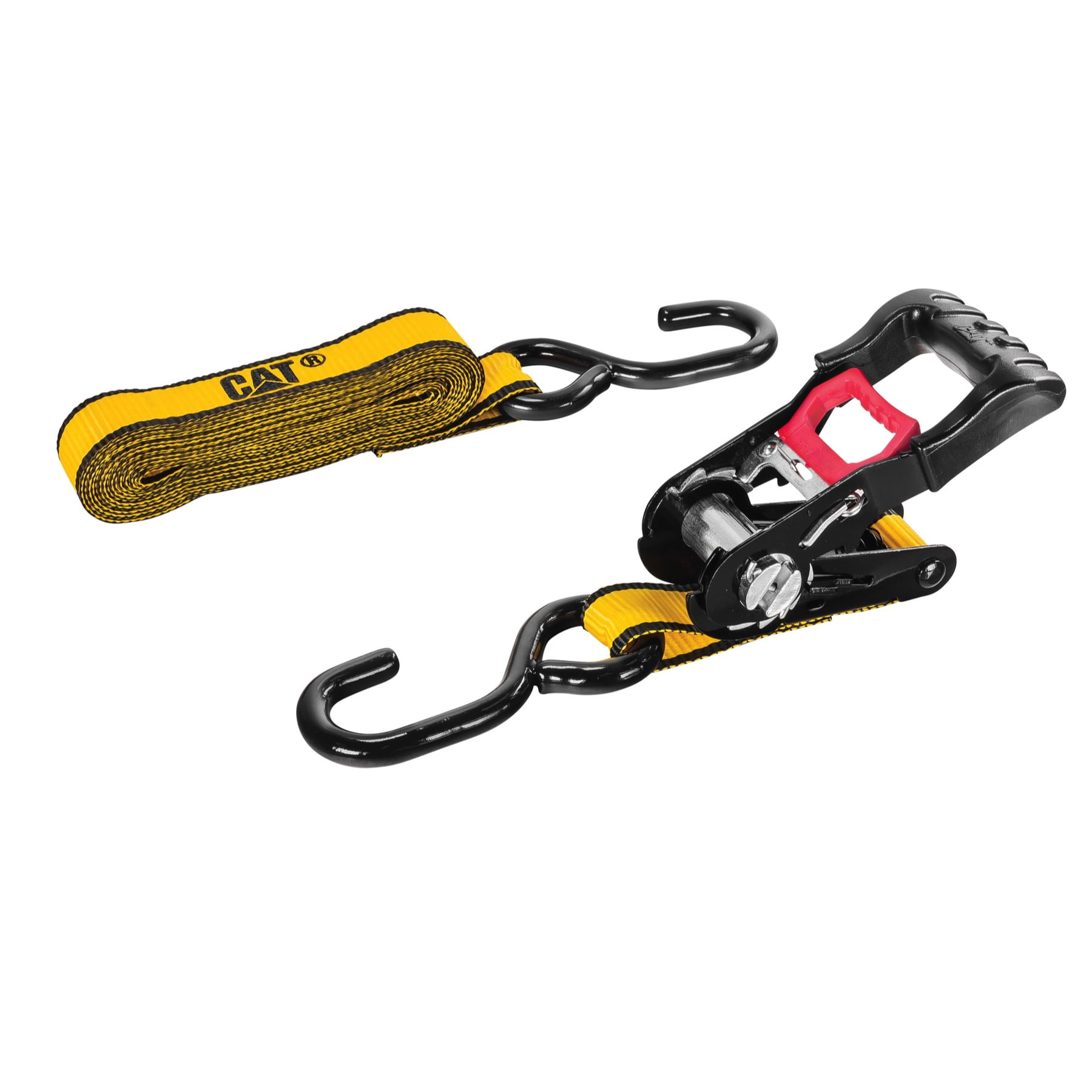 Cat Rachets Cat 2 Piece Ratchet Tie Down Set - 12 Feet x 1 Inch (500/1500 ...