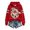 Z2-Red3, variant on AWZXDE Girls Horse Print Long Sleeve Hoodies Sweatshirts Cozy Pullover Kids Casual Tops with Animal Design White,8-9 Years