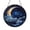 Acrylic 3.5 Inch, variant on Moon and Stars Stained Glass Suncatcher Celestial Night Sky With Clouds Astrology Inspired Window Decor Hanging Sun Catcher Gift for Cosmic Fans