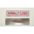 thumbnail image 2 of NORMALLY CLOSED SIGN ( ALUMINIUM 2X7 ), 2 of 2
