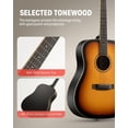 thumbnail image 2 of Guitarra acústica Donner DAG-1S/DAD-160S Sunburst de tamaño completo, 2 of 6