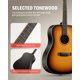 thumbnail image 2 of Guitarra acústica Donner DAG-1S/DAD-160S Sunburst de tamaño completo, 2 of 6