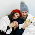 thumbnail image 2 of LHSHID Bride Groom Gifts Wedding Engagement Gifts for Couples Newlywed Gifts for Couples Best Bride and Groom Blanket Present Anniversary Bridal Shower Gift Ideas for Her Him 60x80in, 2 of 6